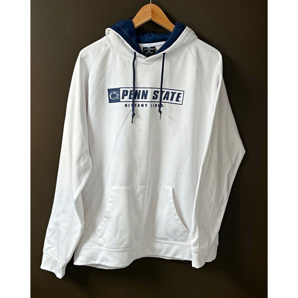 Colosseum Penn State Nittany Lions Men’s XL White Pullover Hoodie Sweatshirt